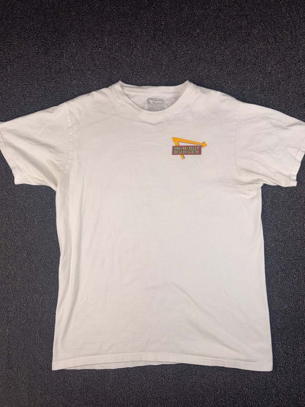 In-N-Out Burger 75 Years Anniversary T-Shirt Size M White Graphic Logo Tee